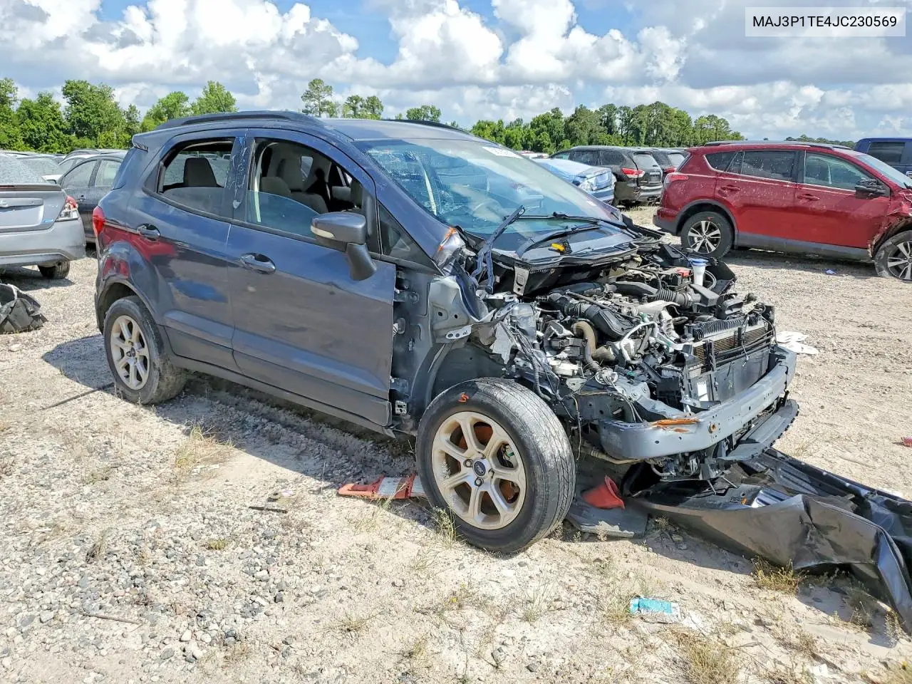 2018 Ford Ecosport Se VIN: MAJ3P1TE4JC230569 Lot: 58769916