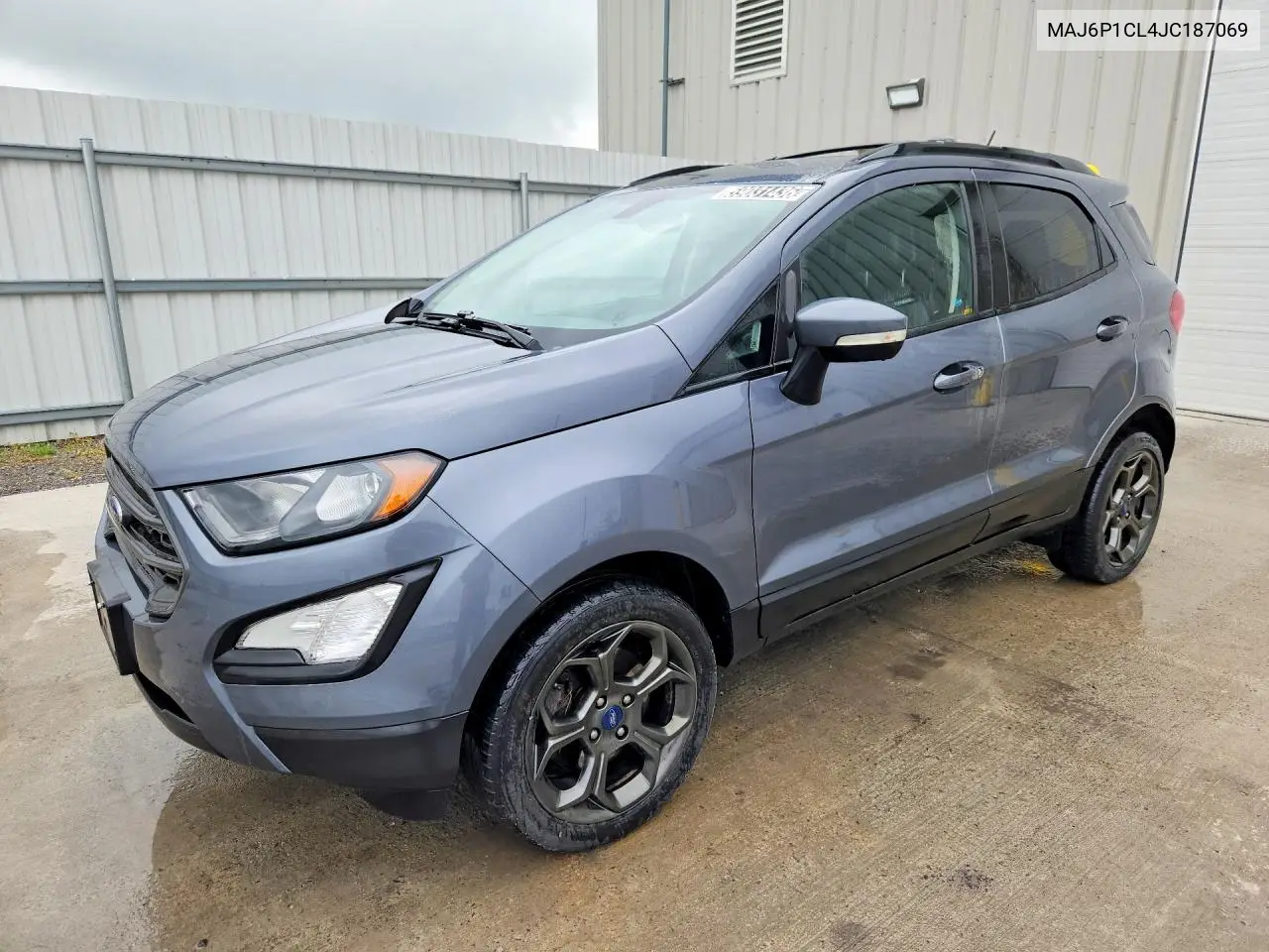 2018 Ford Ecosport Ses VIN: MAJ6P1CL4JC187069 Lot: 59031436