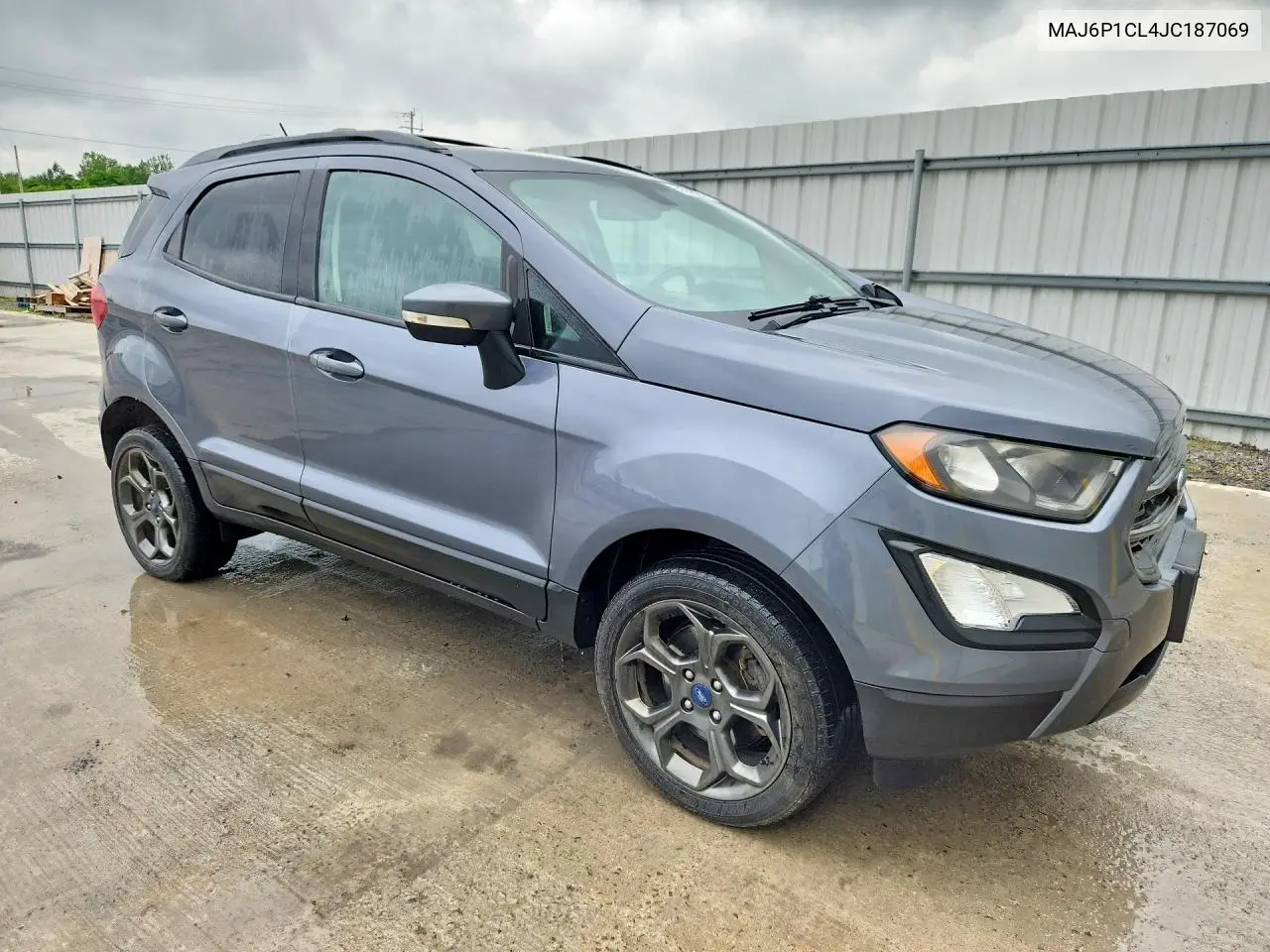 2018 Ford Ecosport Ses VIN: MAJ6P1CL4JC187069 Lot: 59031436