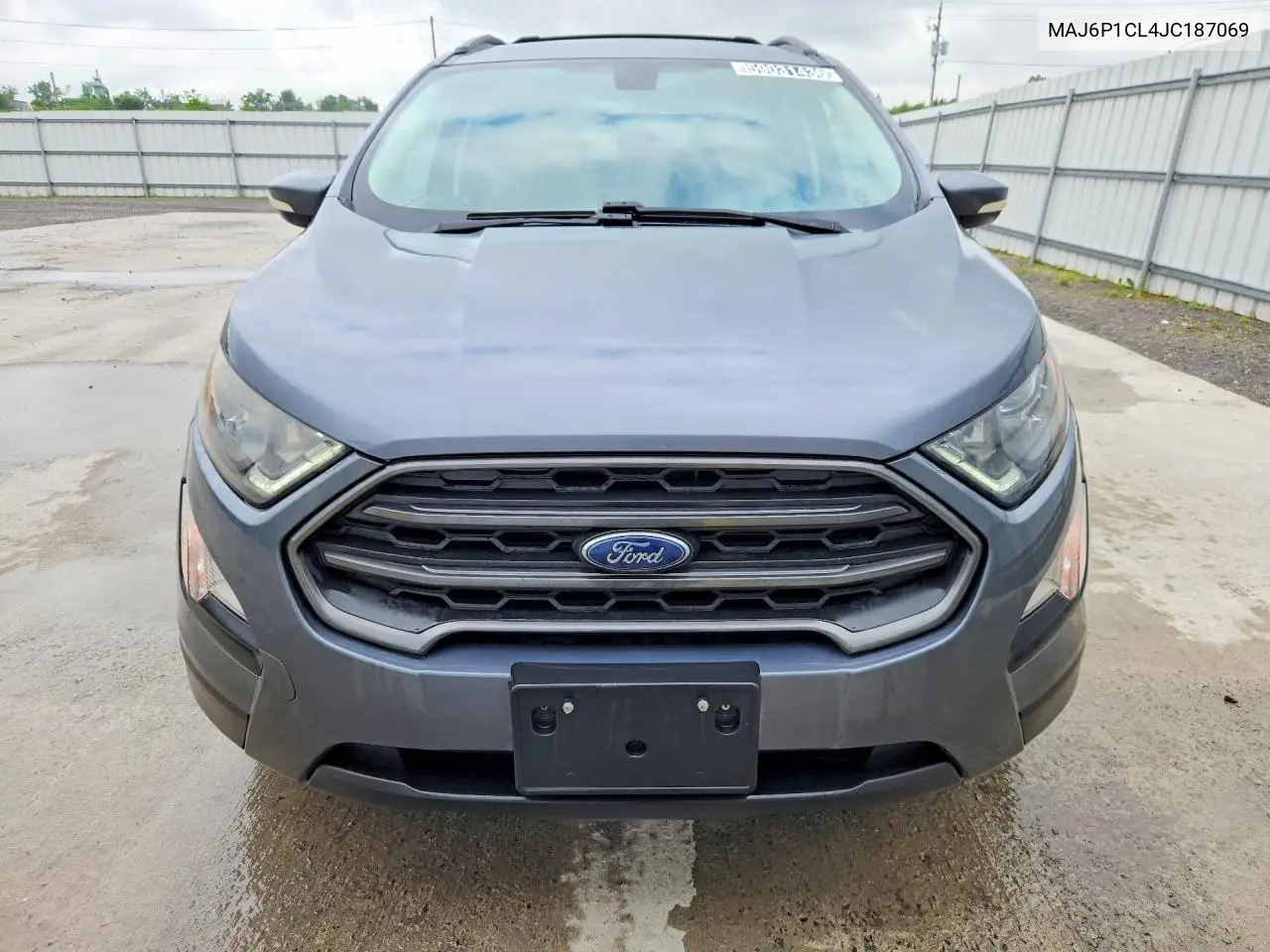2018 Ford Ecosport Ses VIN: MAJ6P1CL4JC187069 Lot: 59031436