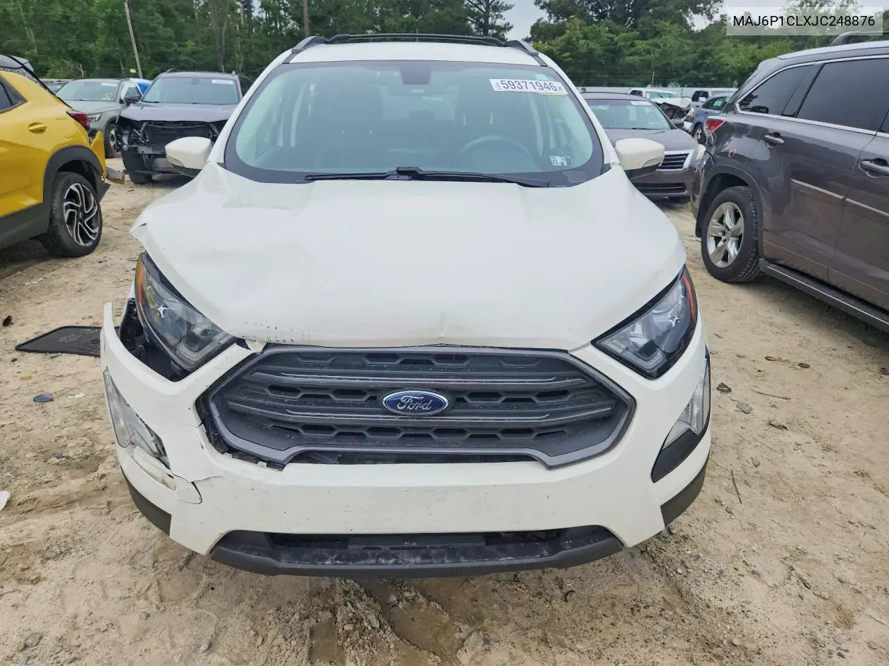 2018 Ford Ecosport Ses VIN: MAJ6P1CLXJC248876 Lot: 59371946