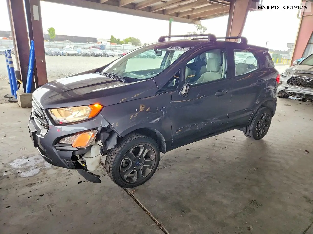 2018 Ford Ecosport S VIN: MAJ6P1SLXJC191029 Lot: 59392576