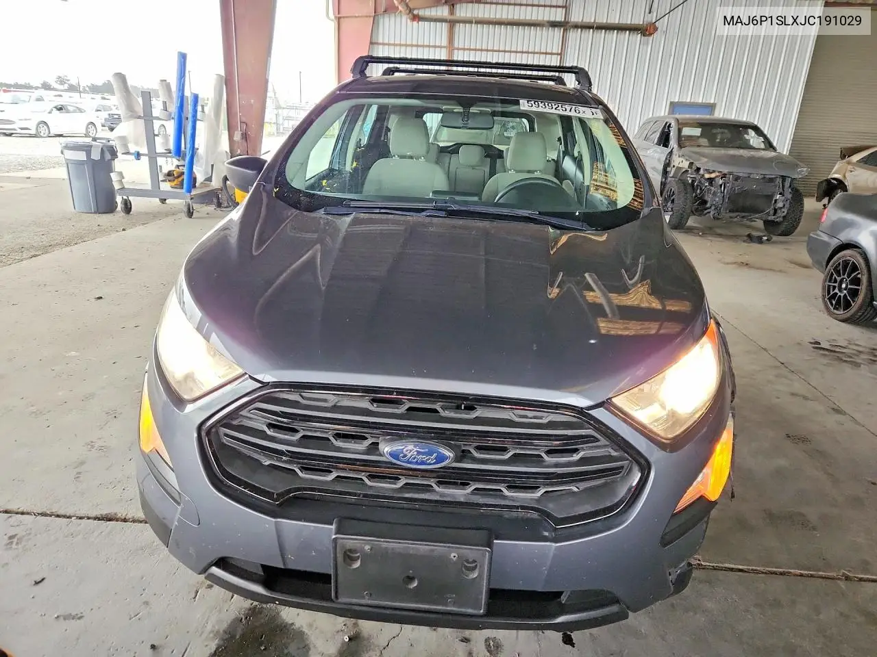 2018 Ford Ecosport S VIN: MAJ6P1SLXJC191029 Lot: 59392576