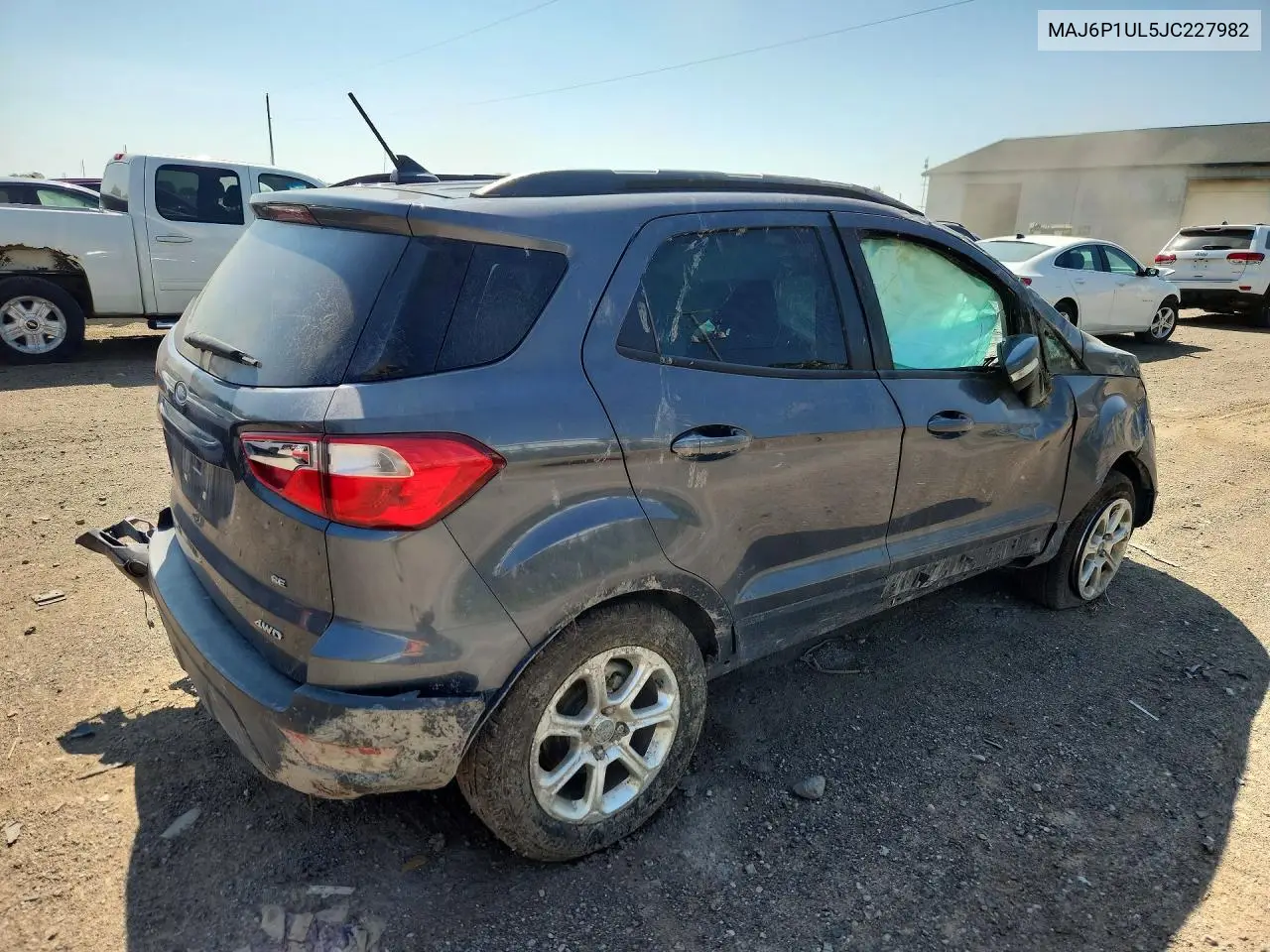 2018 Ford Ecosport Se VIN: MAJ6P1UL5JC227982 Lot: 59599216