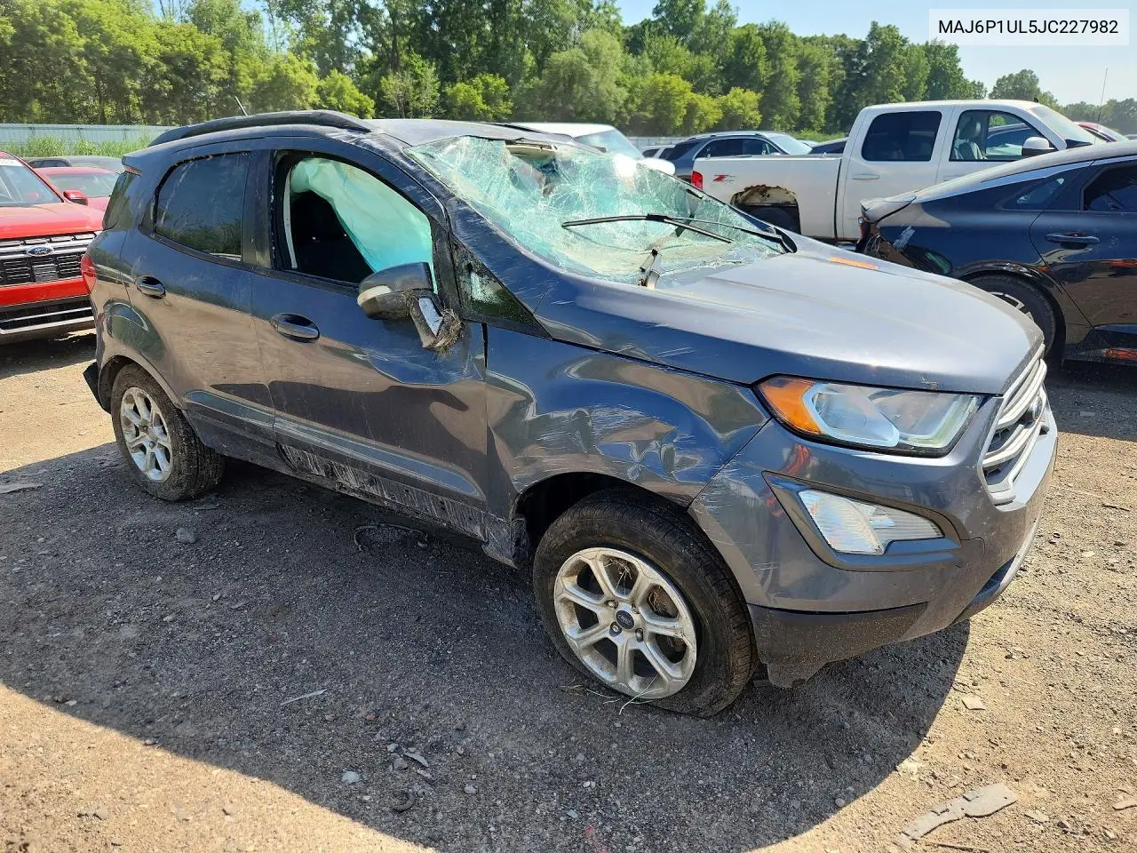 2018 Ford Ecosport Se VIN: MAJ6P1UL5JC227982 Lot: 59599216