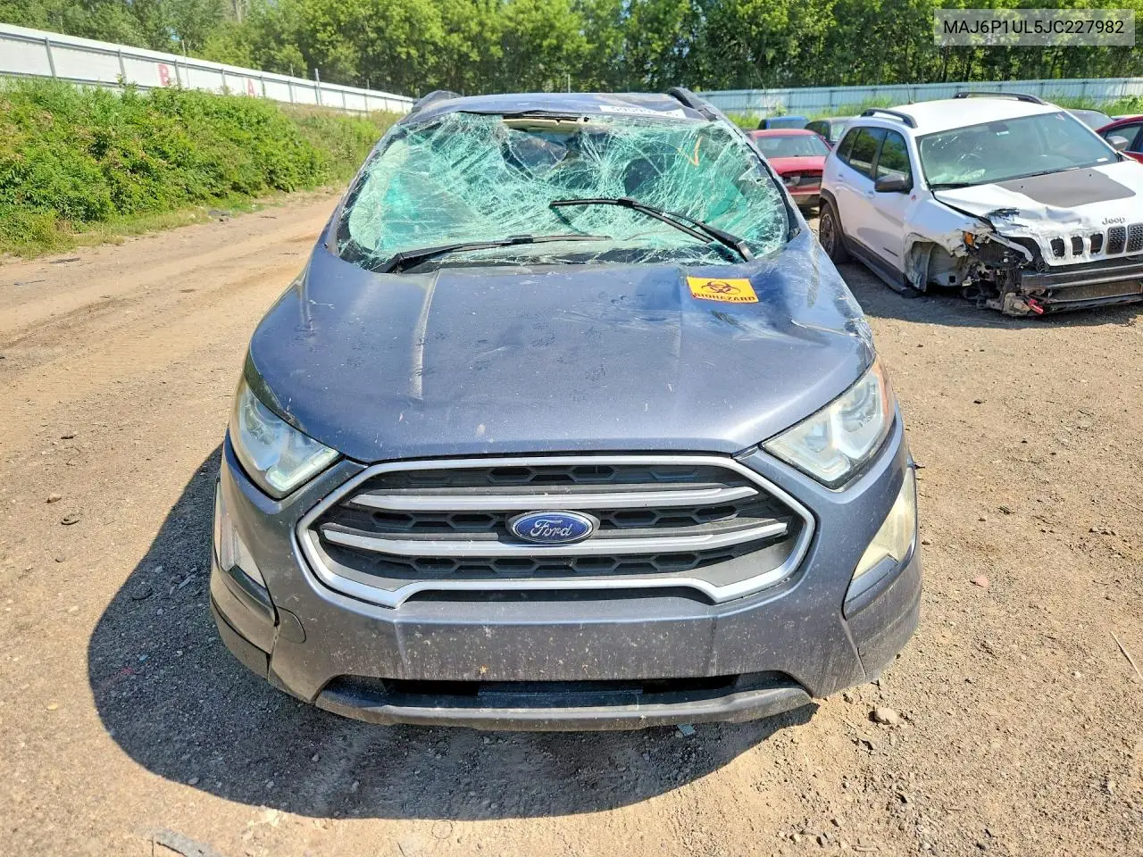 2018 Ford Ecosport Se VIN: MAJ6P1UL5JC227982 Lot: 59599216