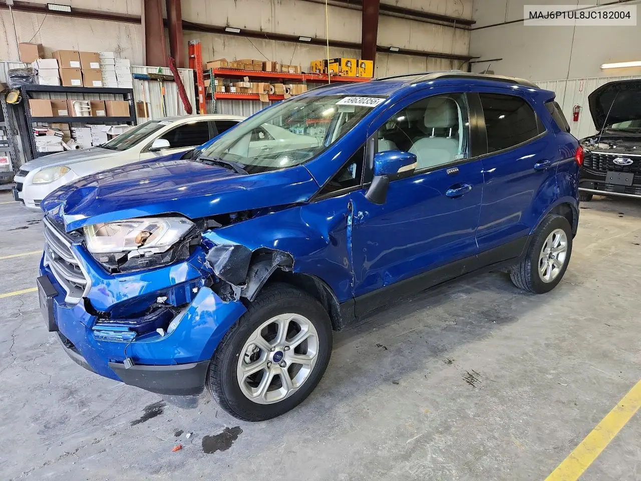 2018 Ford Ecosport Se VIN: MAJ6P1UL8JC182004 Lot: 59630356
