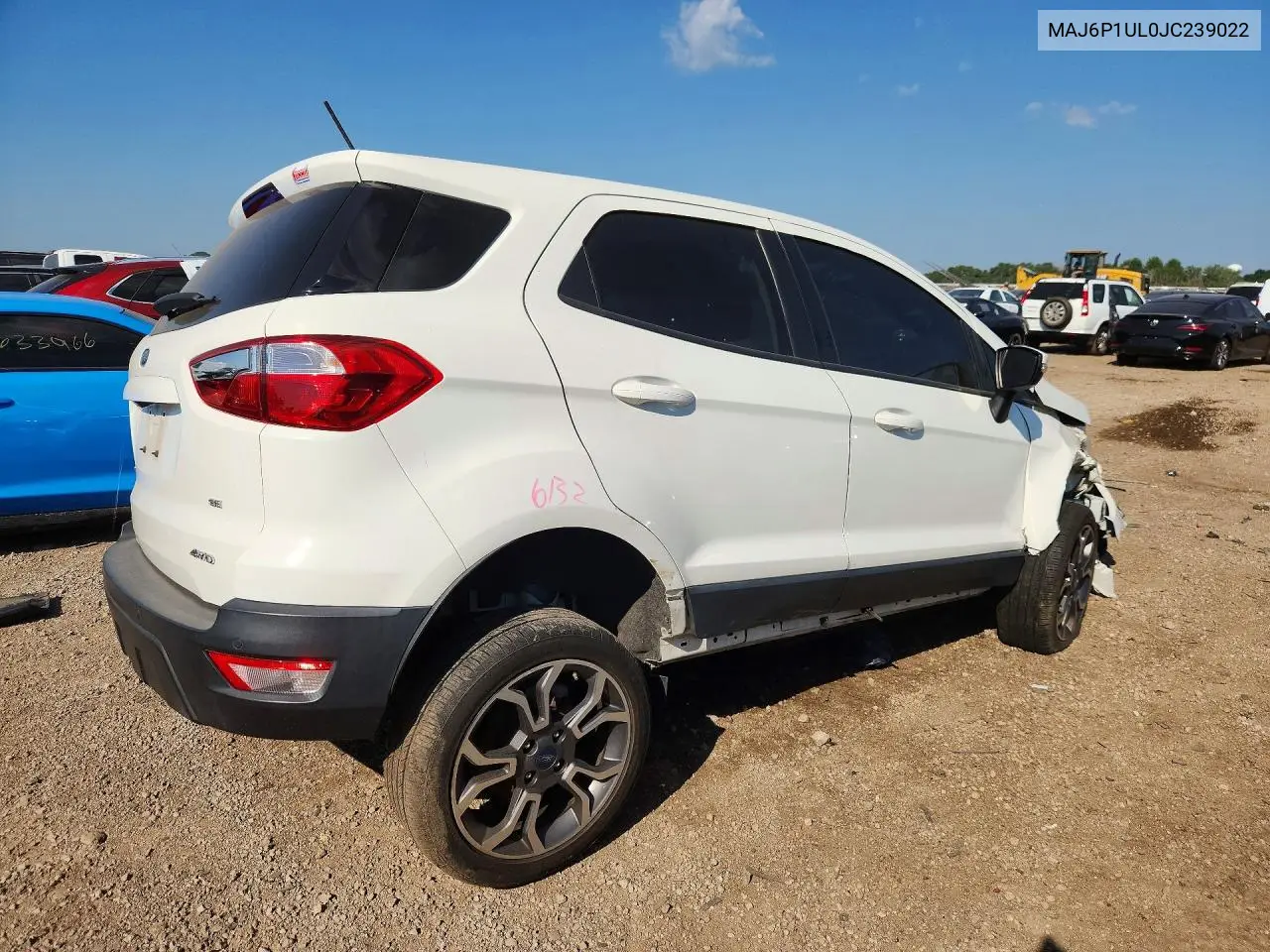 2018 Ford Ecosport Se VIN: MAJ6P1UL0JC239022 Lot: 59639186
