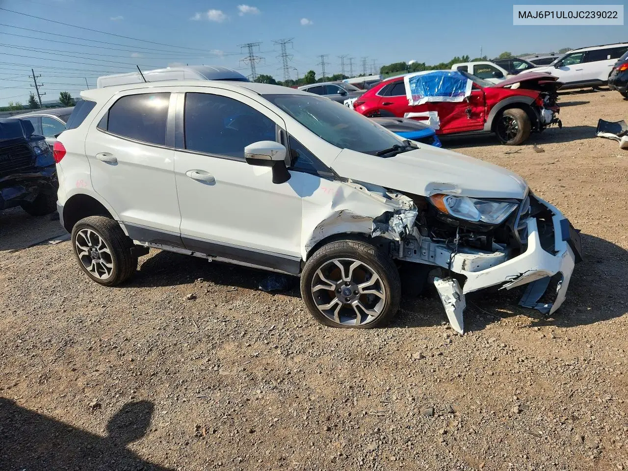 2018 Ford Ecosport Se VIN: MAJ6P1UL0JC239022 Lot: 59639186