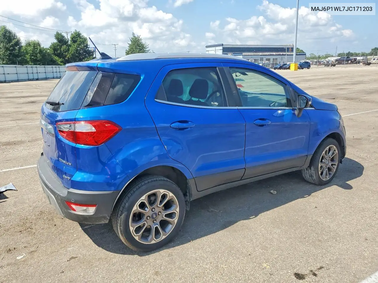 2018 Ford Ecosport Titanium VIN: MAJ6P1WL7JC171203 Lot: 59662666