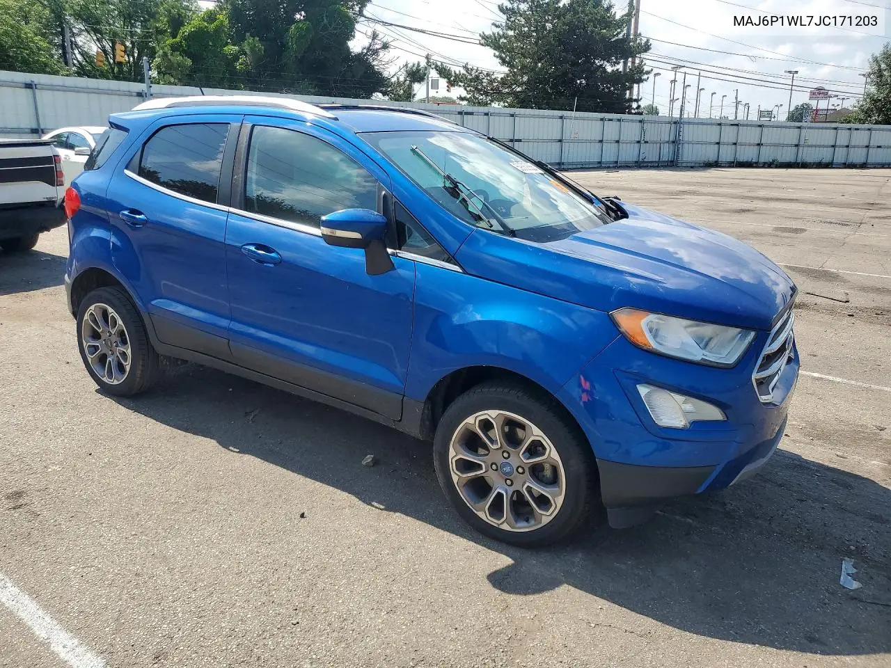 2018 Ford Ecosport Titanium VIN: MAJ6P1WL7JC171203 Lot: 59662666