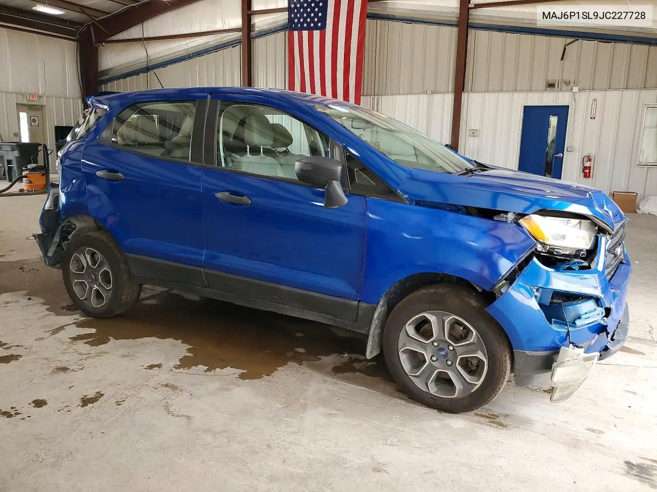 2018 Ford Ecosport S VIN: MAJ6P1SL9JC227728 Lot: 59687346