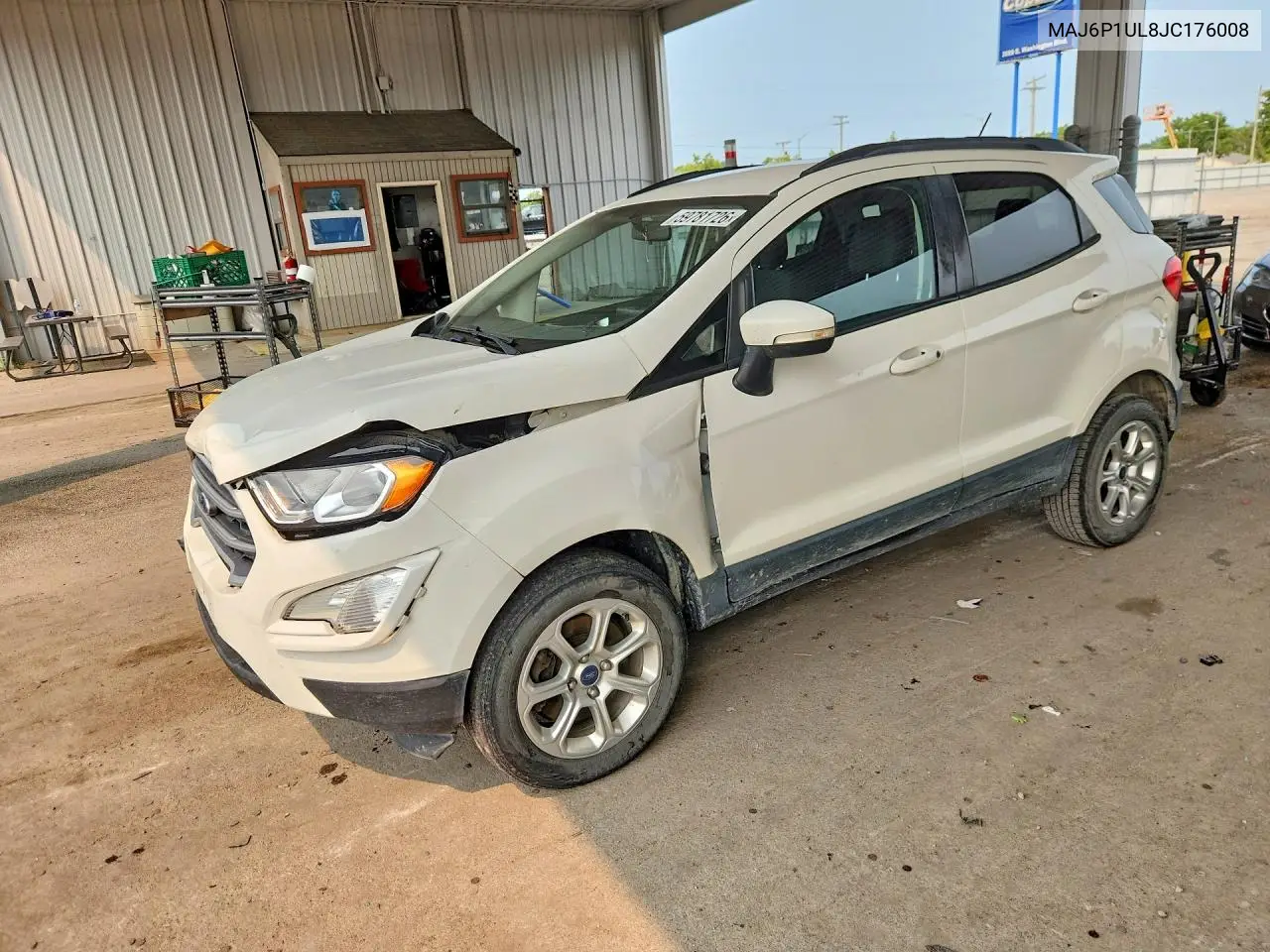 2018 Ford Ecosport Se VIN: MAJ6P1UL8JC176008 Lot: 59781726