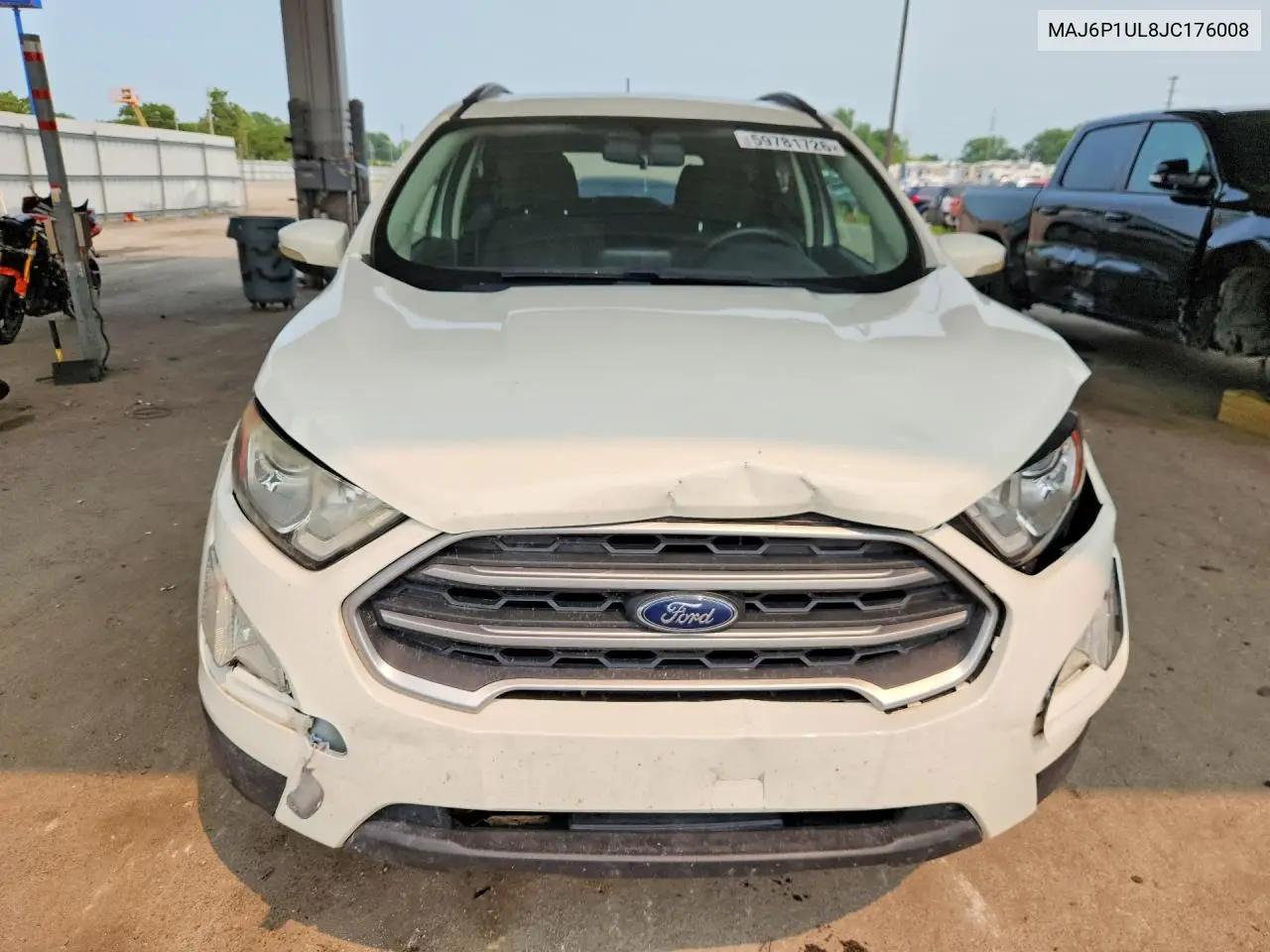 2018 Ford Ecosport Se VIN: MAJ6P1UL8JC176008 Lot: 59781726