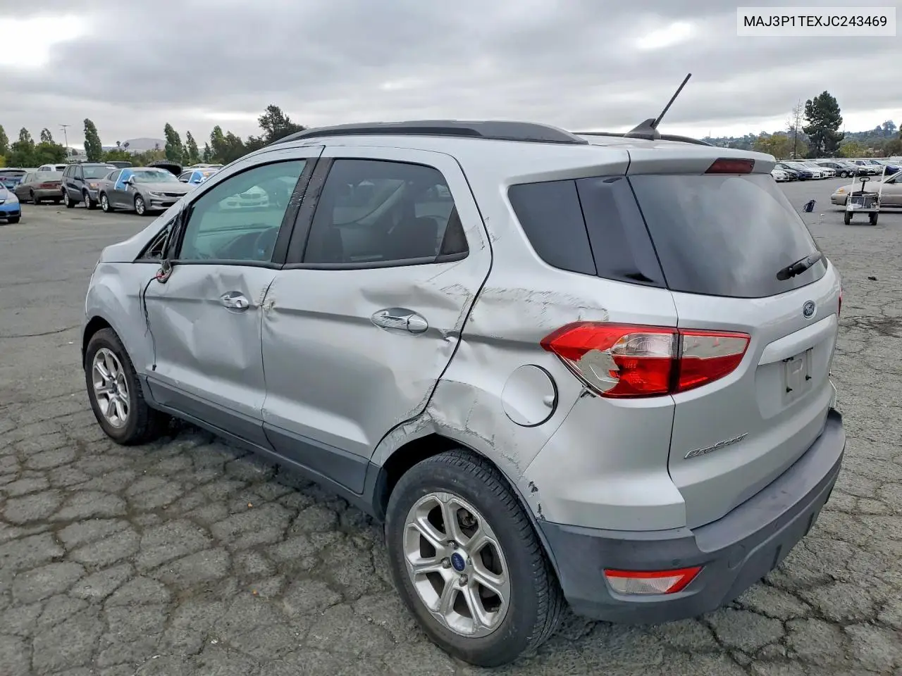 2018 Ford Ecosport Se VIN: MAJ3P1TEXJC243469 Lot: 59871386
