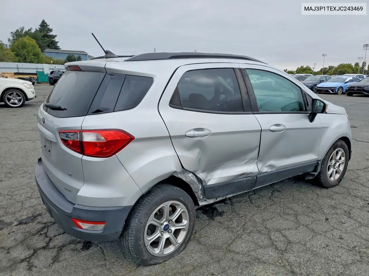 2018 Ford Ecosport Se VIN: MAJ3P1TEXJC243469 Lot: 59871386