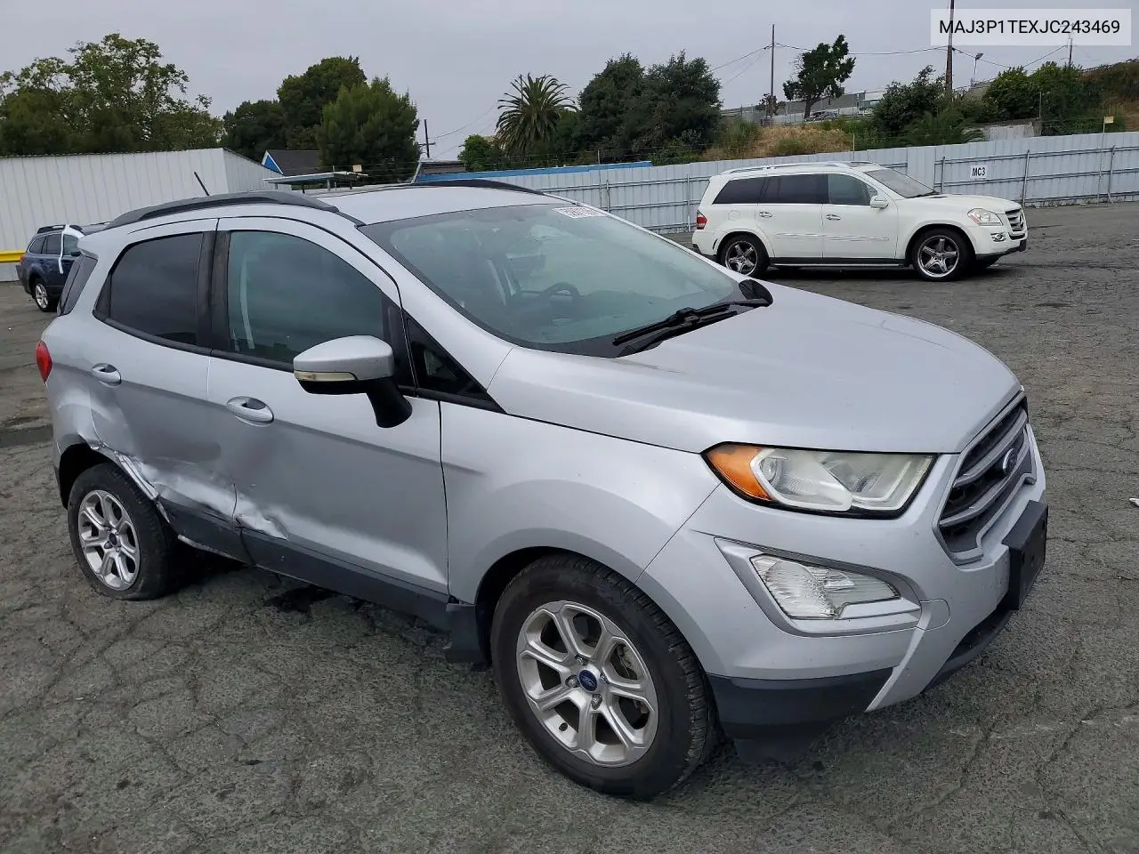 2018 Ford Ecosport Se VIN: MAJ3P1TEXJC243469 Lot: 59871386