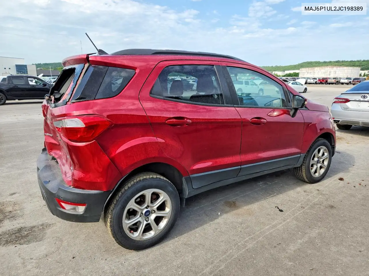 2018 Ford Ecosport Se VIN: MAJ6P1UL2JC198389 Lot: 60389356