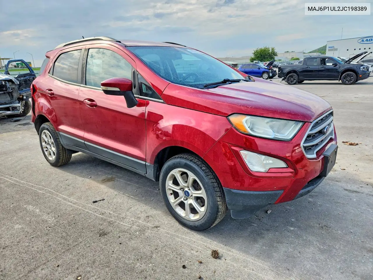 2018 Ford Ecosport Se VIN: MAJ6P1UL2JC198389 Lot: 60389356