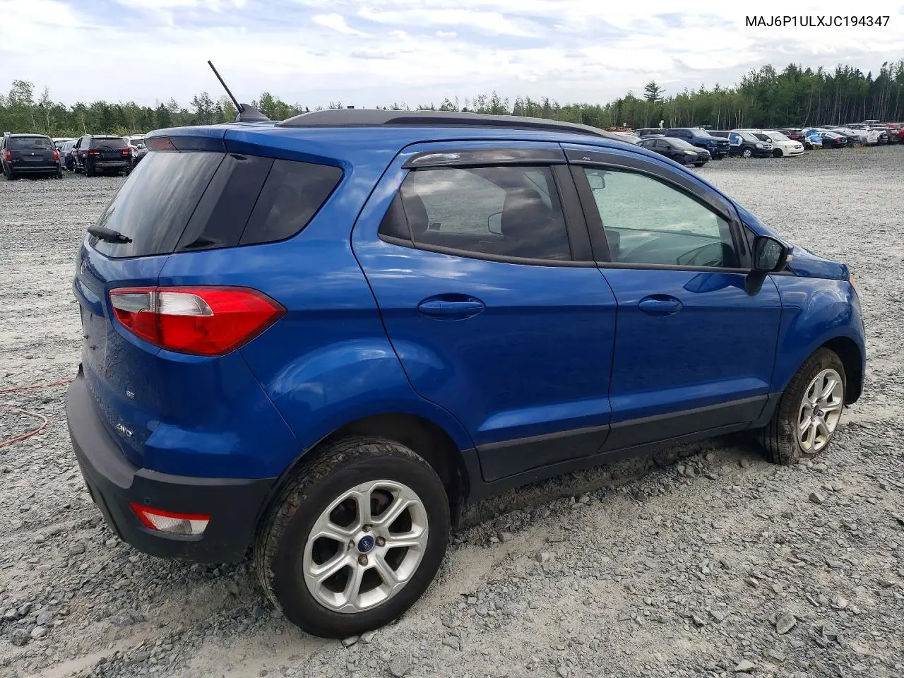 2018 Ford Ecosport Se VIN: MAJ6P1ULXJC194347 Lot: 60616516