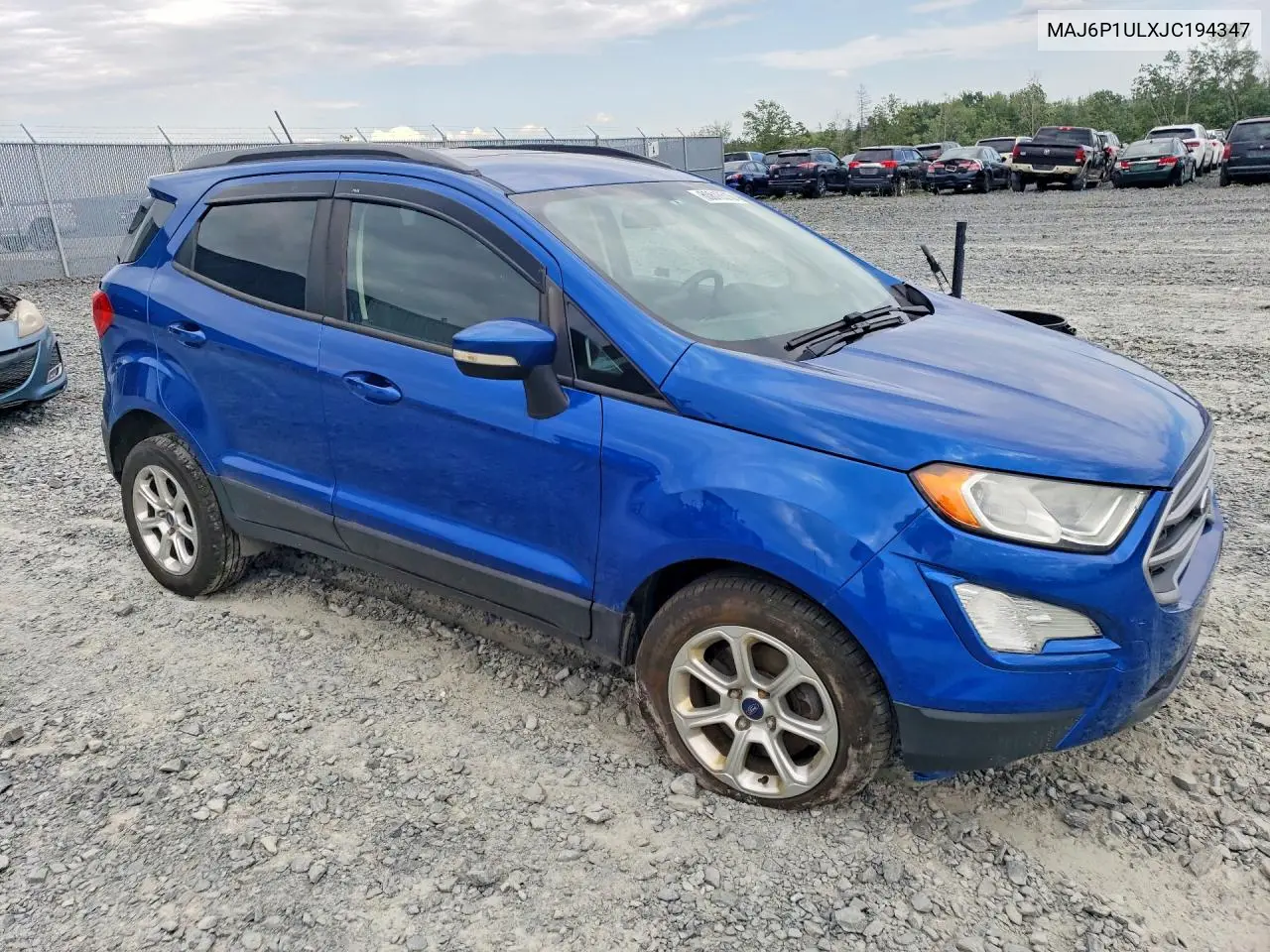 2018 Ford Ecosport Se VIN: MAJ6P1ULXJC194347 Lot: 60616516