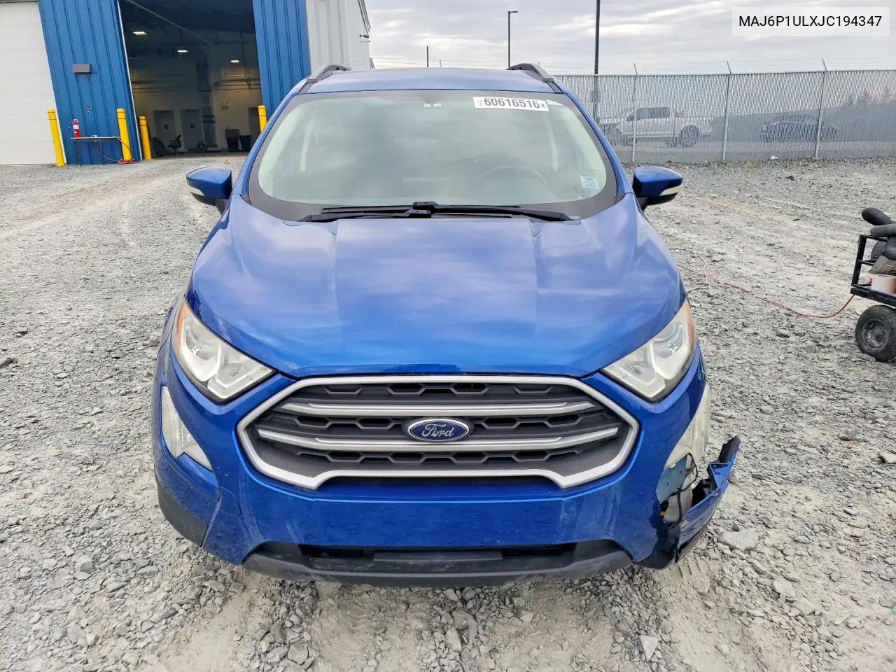 2018 Ford Ecosport Se VIN: MAJ6P1ULXJC194347 Lot: 60616516
