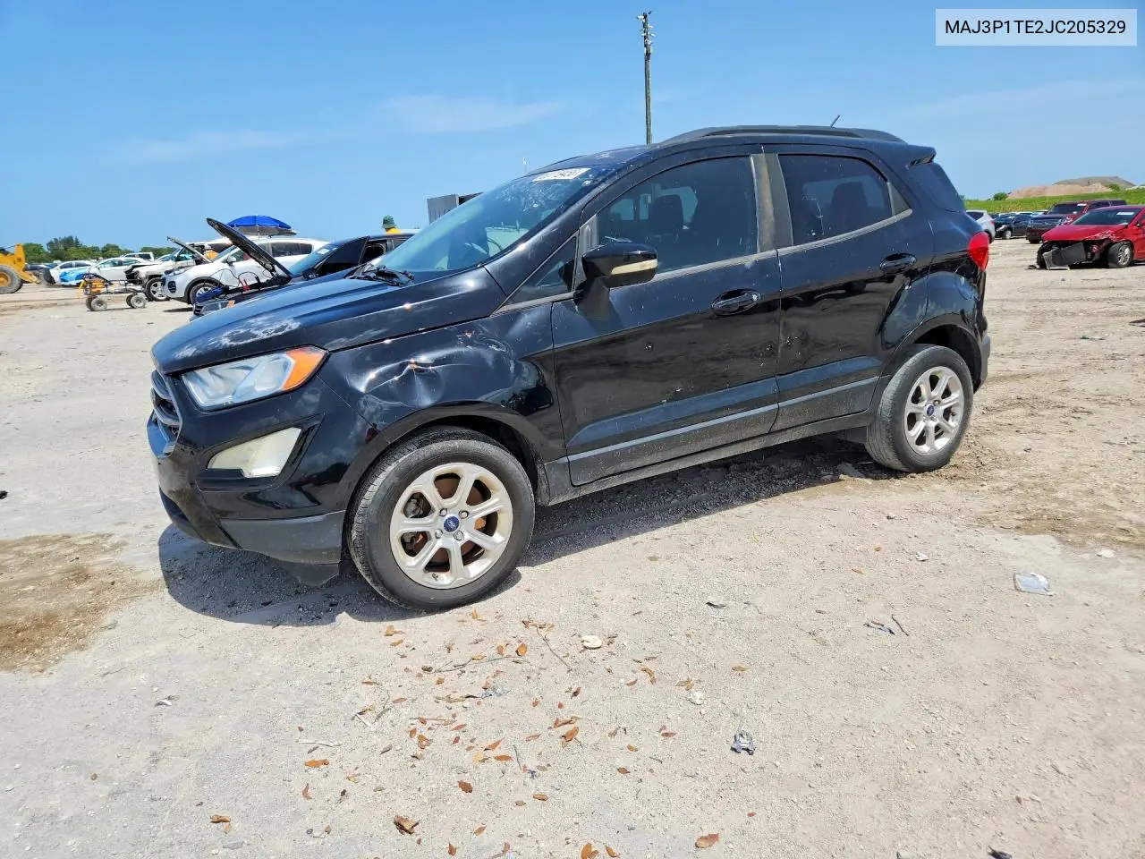 2018 Ford Ecosport Se VIN: MAJ3P1TE2JC205329 Lot: 60719456