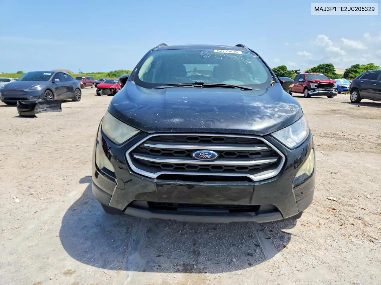 2018 Ford Ecosport Se VIN: MAJ3P1TE2JC205329 Lot: 60719456
