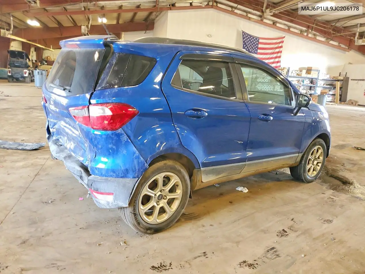 2018 Ford Ecosport Se VIN: MAJ6P1UL9JC206178 Lot: 60803756