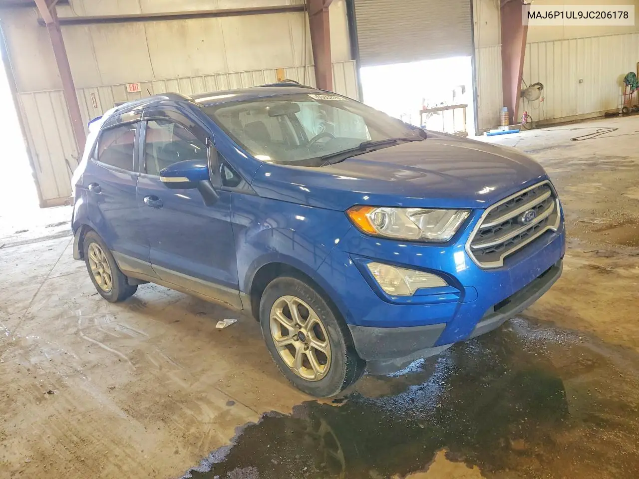 2018 Ford Ecosport Se VIN: MAJ6P1UL9JC206178 Lot: 60803756