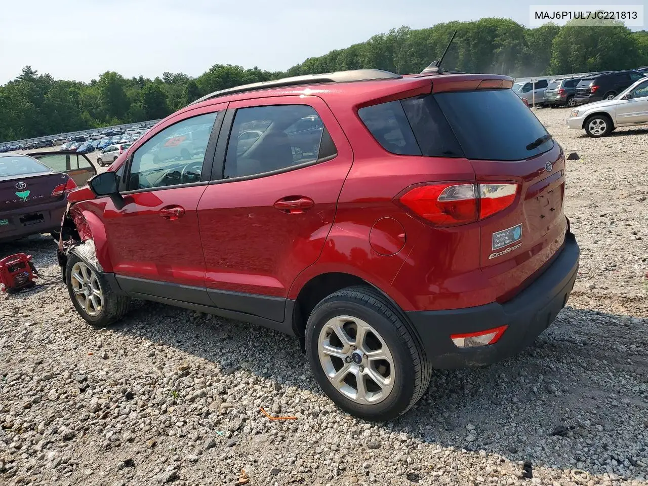 2018 Ford Ecosport Se VIN: MAJ6P1UL7JC221813 Lot: 61101946