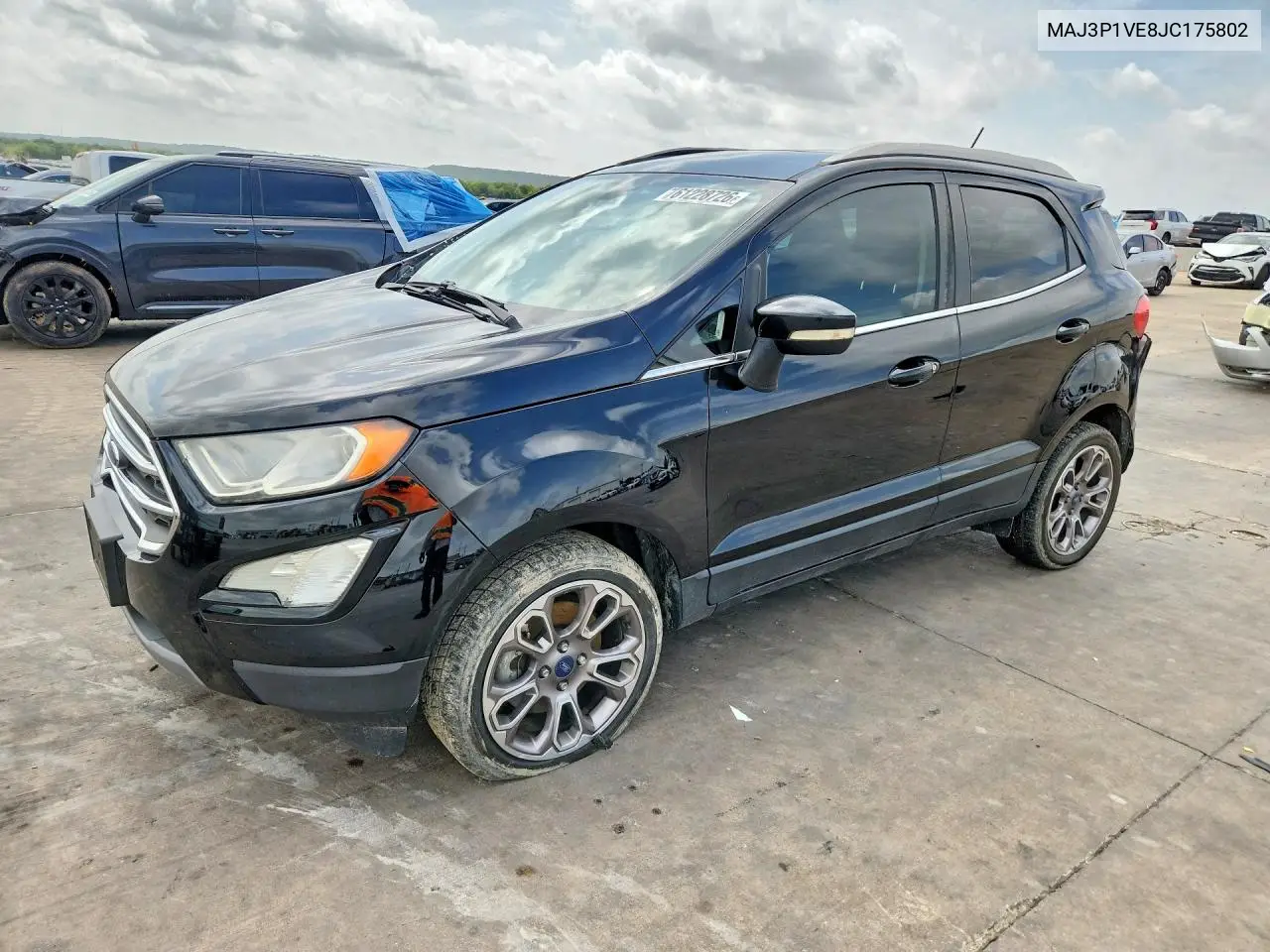 2018 Ford Ecosport Titanium VIN: MAJ3P1VE8JC175802 Lot: 61228726