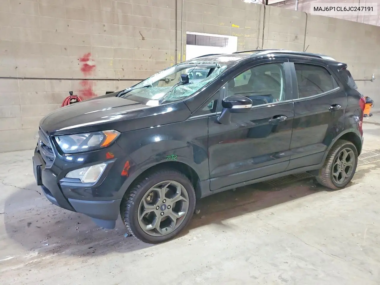 2018 Ford Ecosport Ses VIN: MAJ6P1CL6JC247191 Lot: 61309226