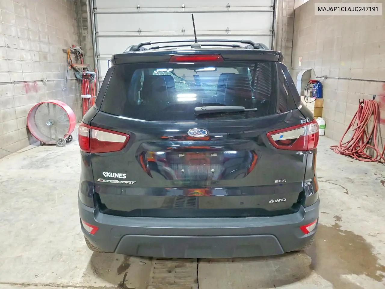 2018 Ford Ecosport Ses VIN: MAJ6P1CL6JC247191 Lot: 61309226