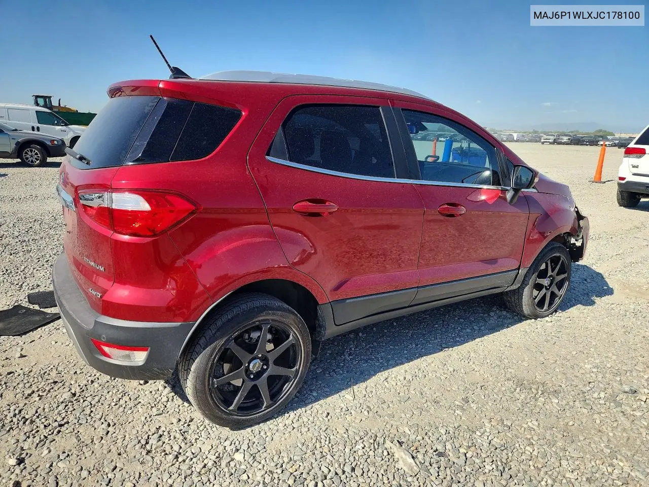 2018 Ford Ecosport Titanium VIN: MAJ6P1WLXJC178100 Lot: 61802546