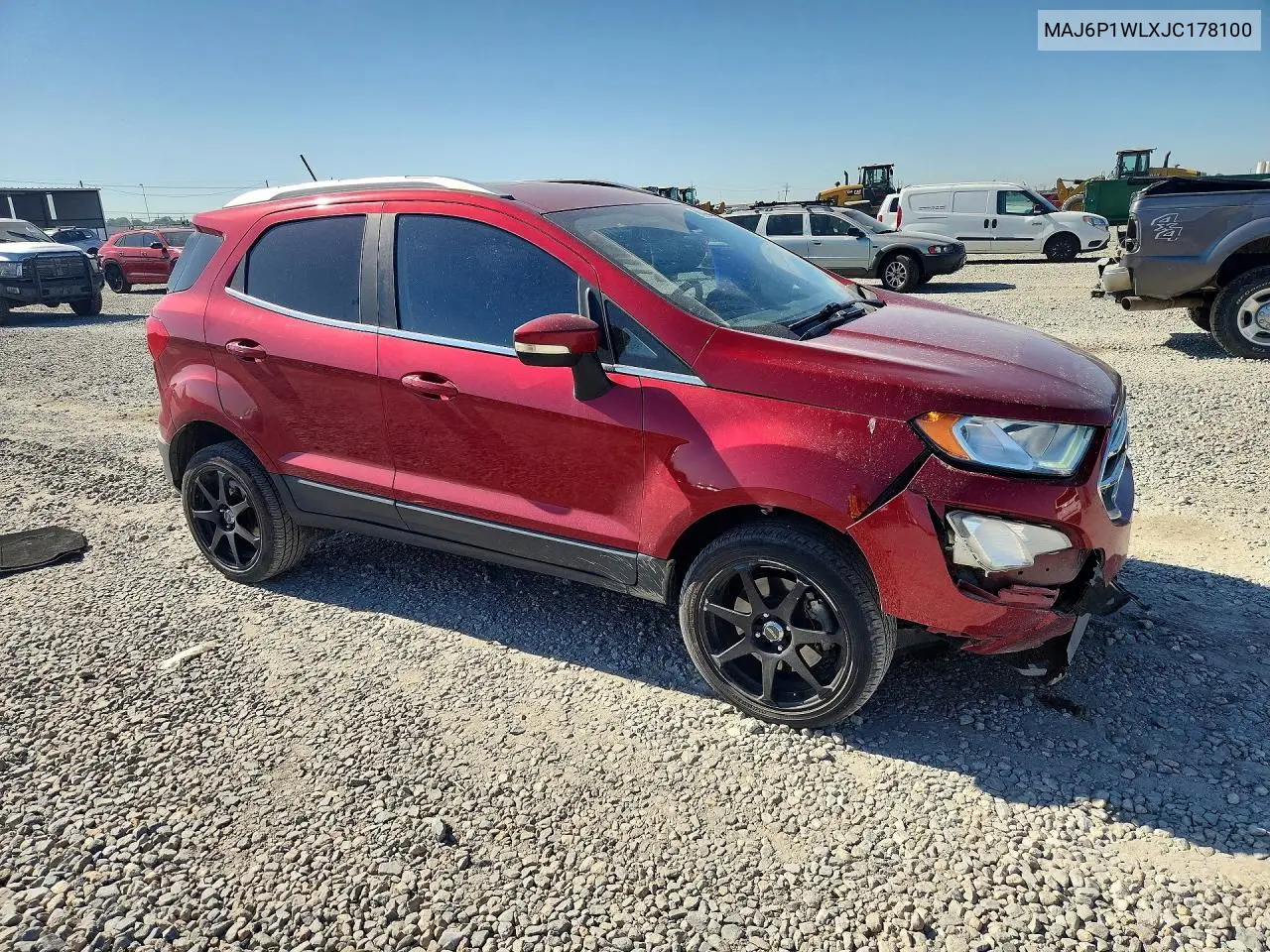 2018 Ford Ecosport Titanium VIN: MAJ6P1WLXJC178100 Lot: 61802546