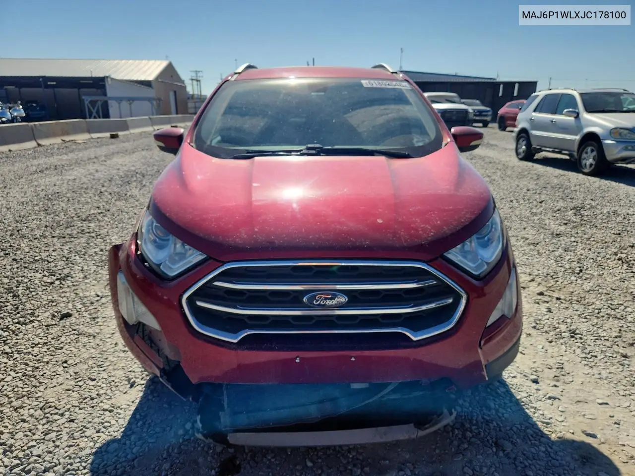 2018 Ford Ecosport Titanium VIN: MAJ6P1WLXJC178100 Lot: 61802546