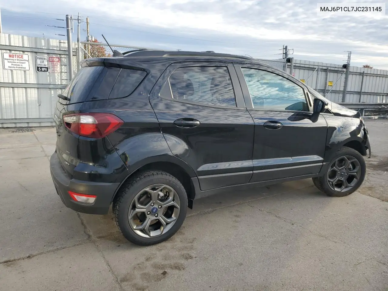 MAJ6P1CL7JC231145 2018 Ford Ecosport Ses