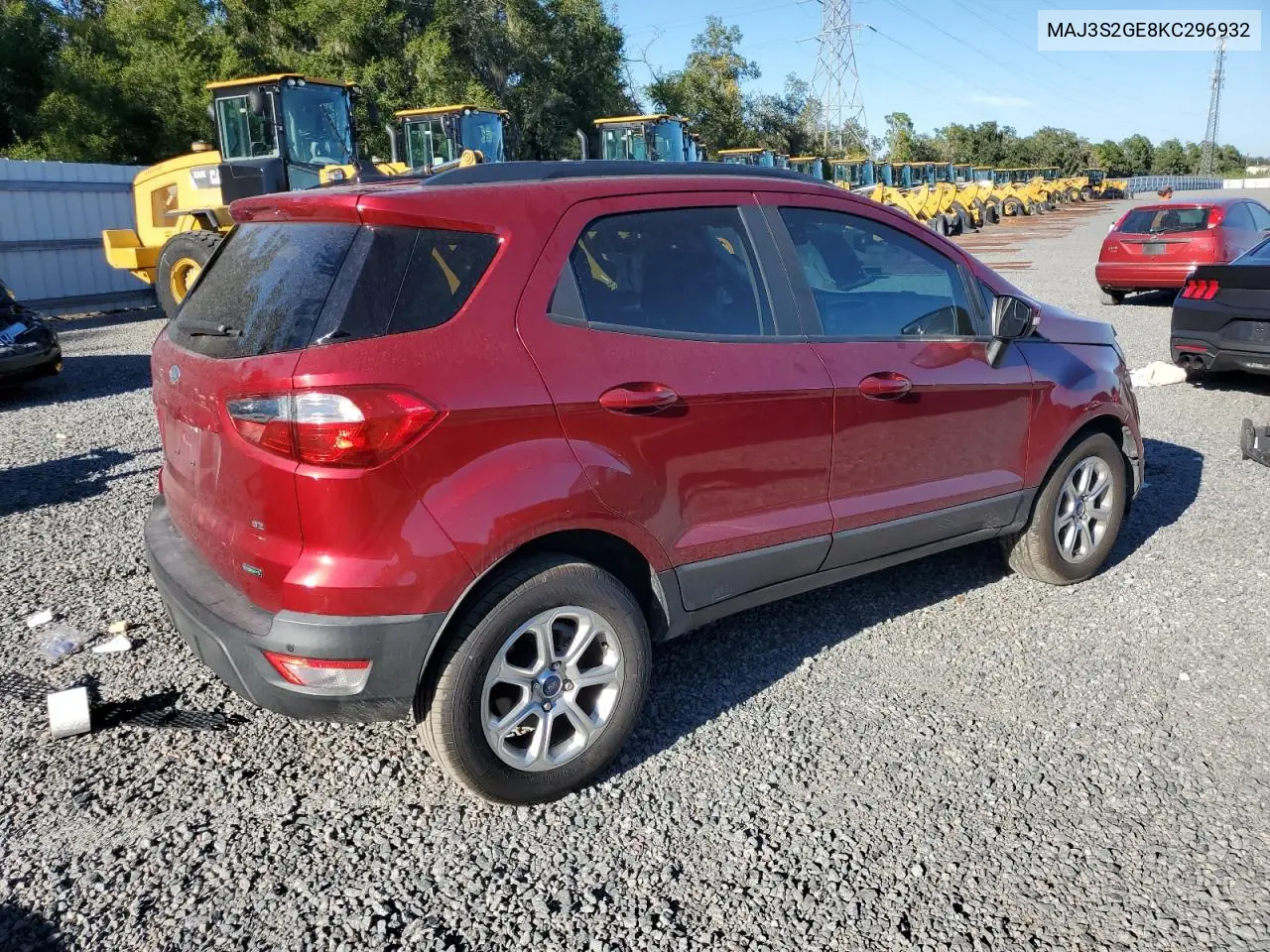 MAJ3S2GE8KC296932 2019 Ford Ecosport Se