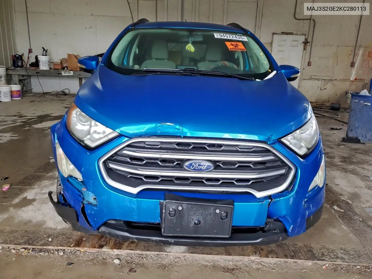 MAJ3S2GE2KC280113 2019 Ford Ecosport Se