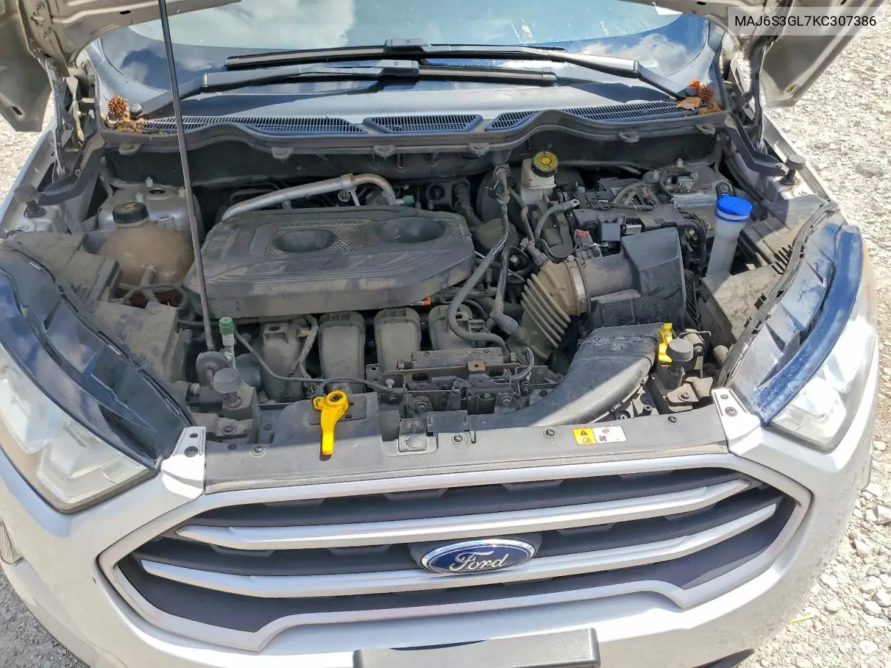 2019 Ford Ecosport Se VIN: MAJ6S3GL7KC307386 Lot: 55073036