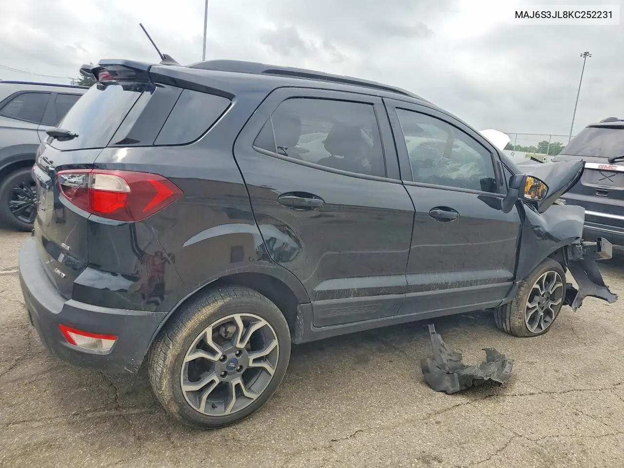 2019 Ford Ecosport Ses VIN: MAJ6S3JL8KC252231 Lot: 56966526
