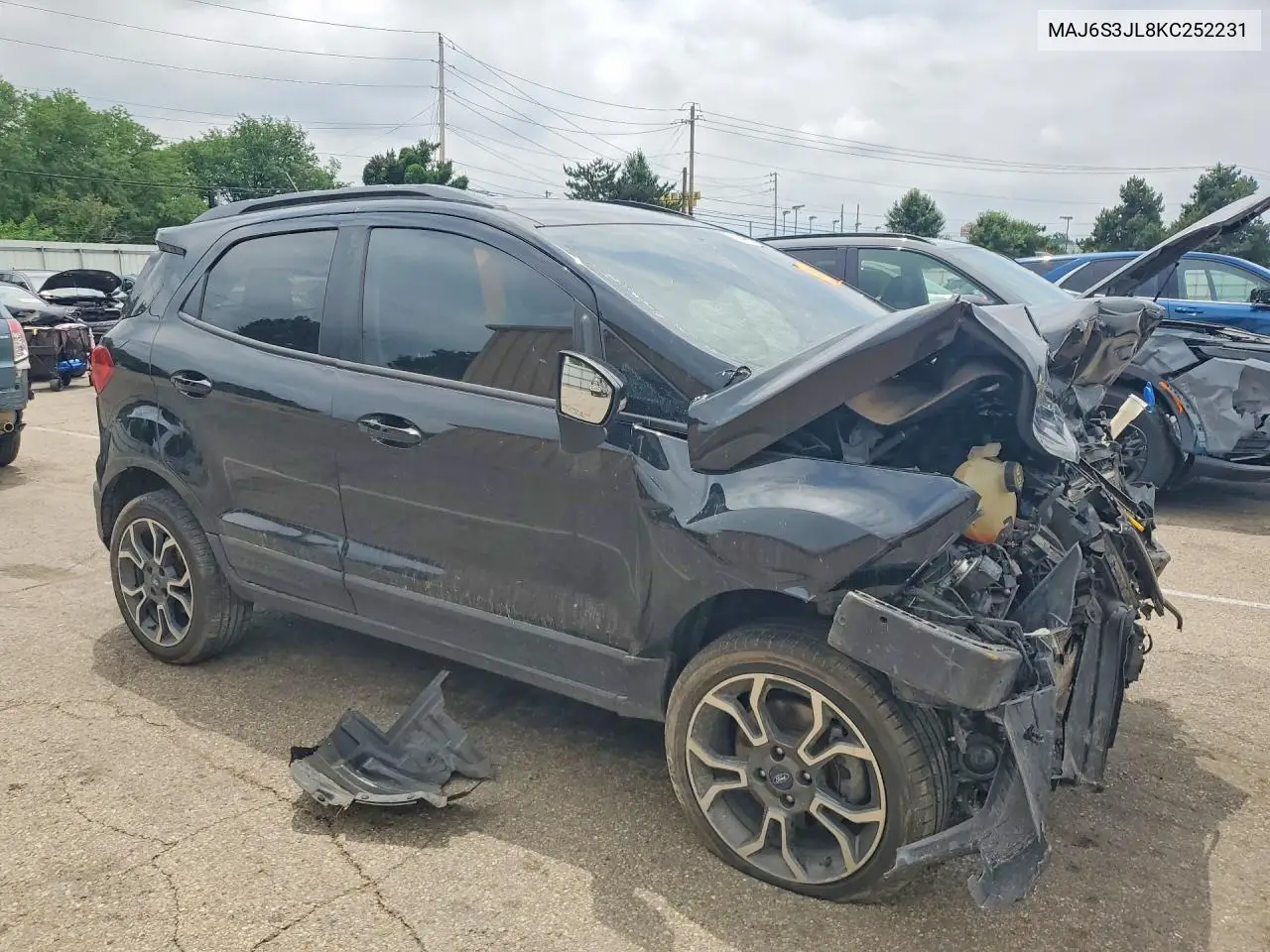2019 Ford Ecosport Ses VIN: MAJ6S3JL8KC252231 Lot: 56966526