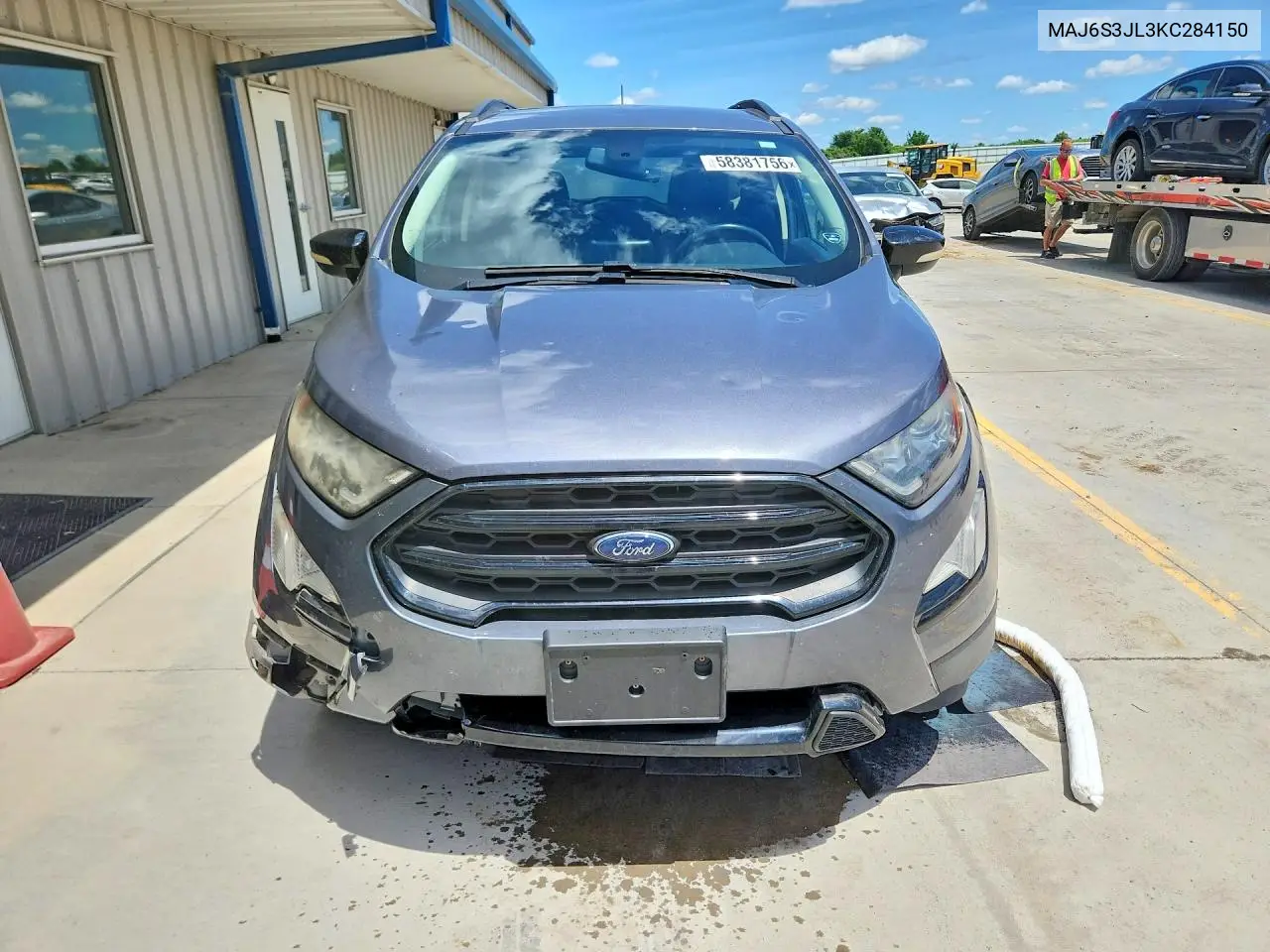 2019 Ford Ecosport Ses VIN: MAJ6S3JL3KC284150 Lot: 58381756