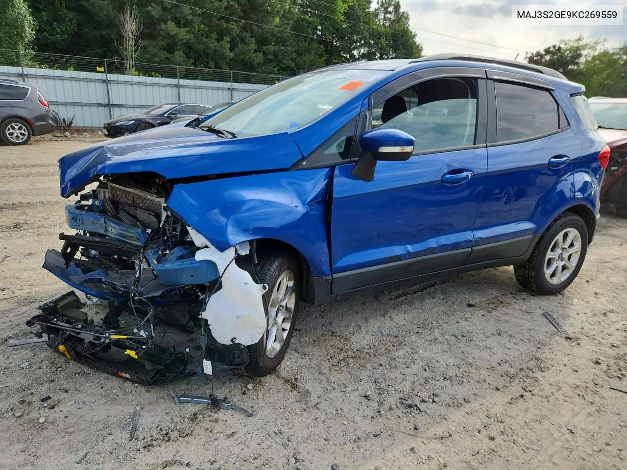 2019 Ford Ecosport Se VIN: MAJ3S2GE9KC269559 Lot: 58935366