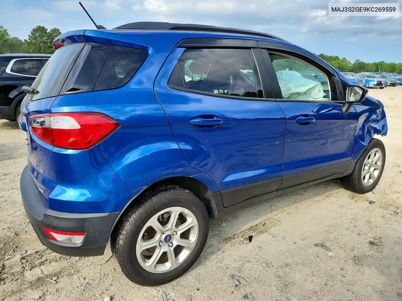 2019 Ford Ecosport Se VIN: MAJ3S2GE9KC269559 Lot: 58935366