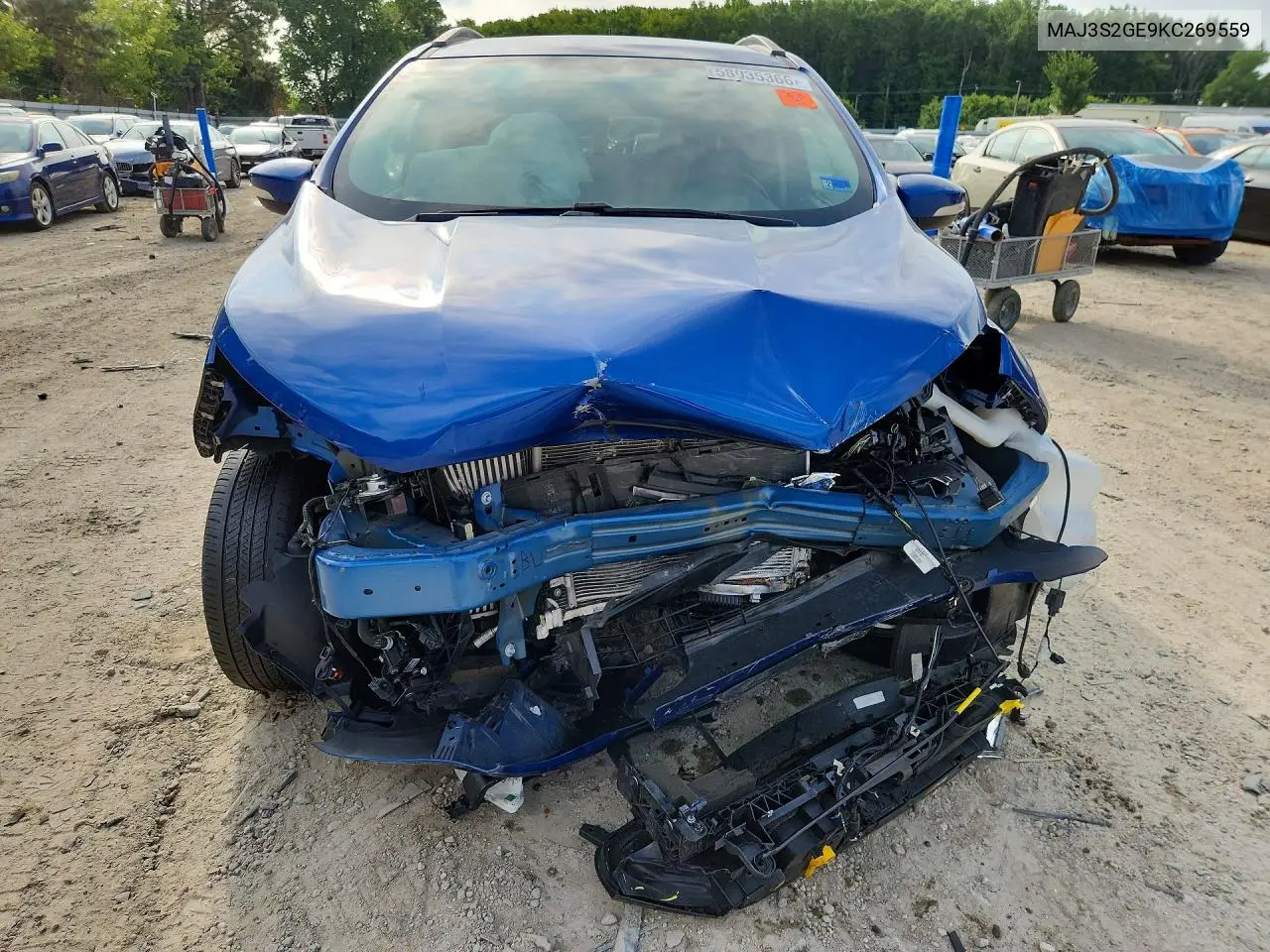 2019 Ford Ecosport Se VIN: MAJ3S2GE9KC269559 Lot: 58935366