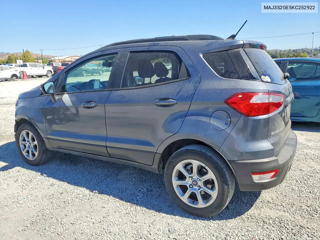 2019 Ford Ecosport Se VIN: MAJ3S2GE5KC252922 Lot: 59332266