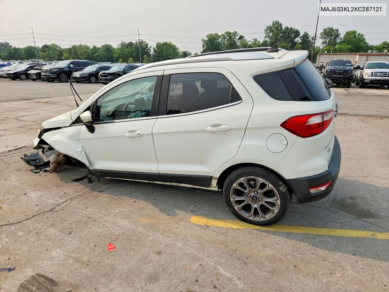 2019 Ford Ecosport Titanium VIN: MAJ6S3KL2KC287121 Lot: 59404716