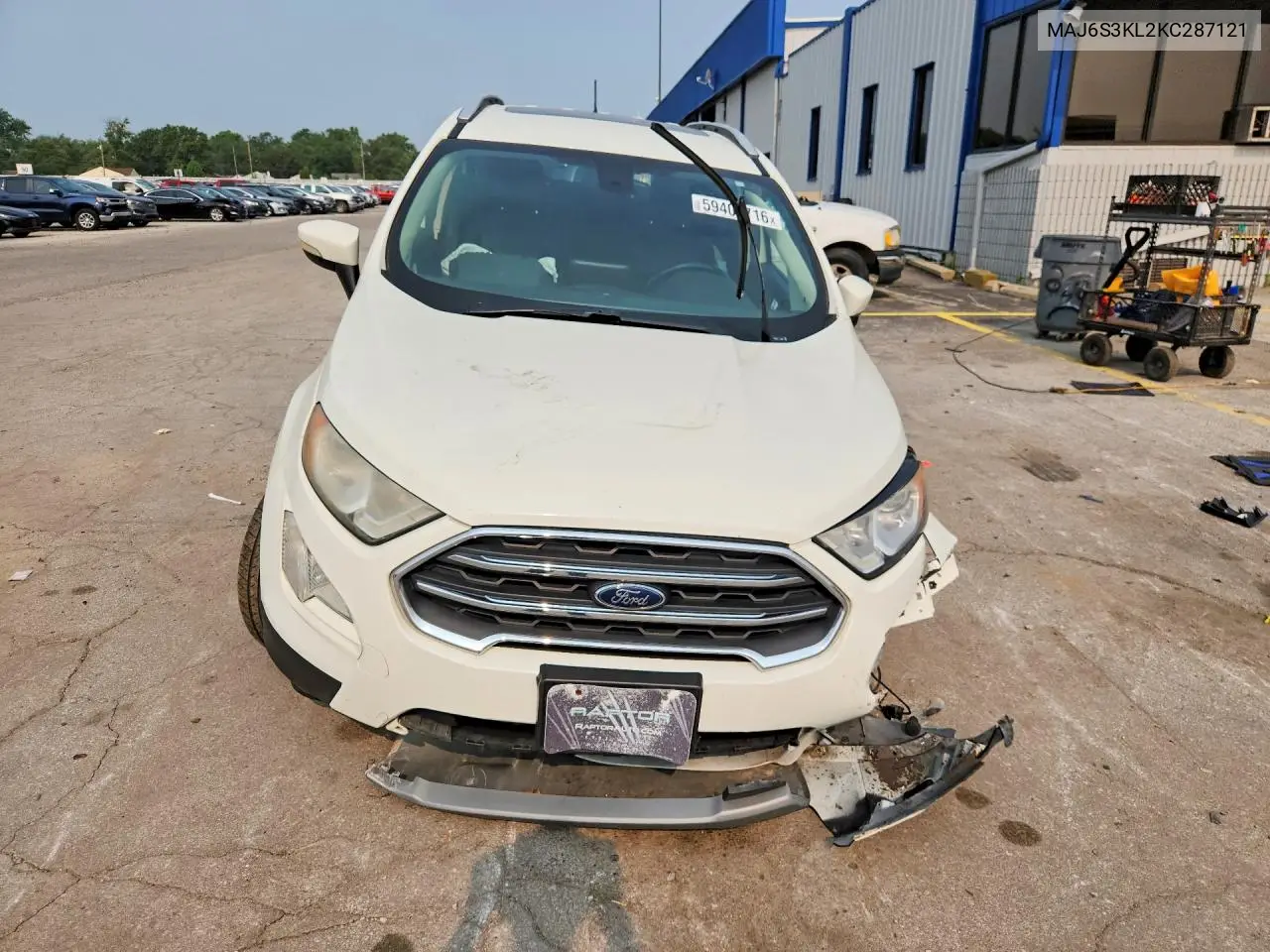 2019 Ford Ecosport Titanium VIN: MAJ6S3KL2KC287121 Lot: 59404716